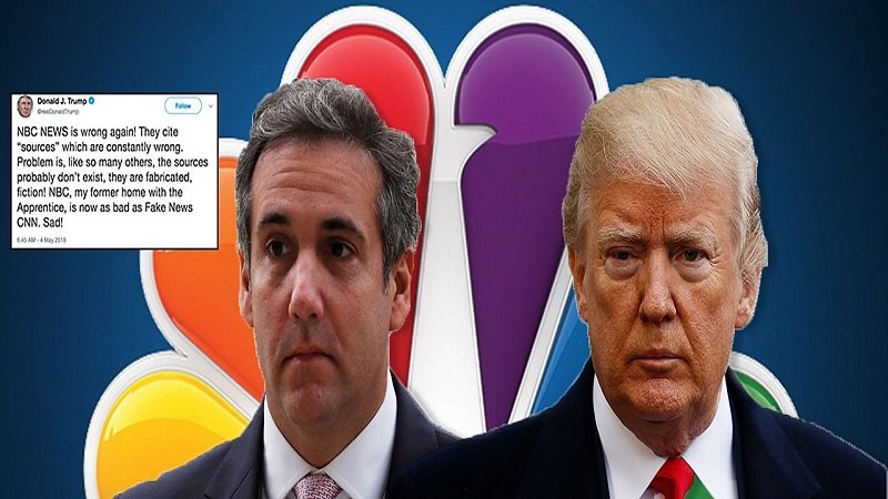 Trump blasts NBC over botched Cohen report: ‘wrong again!’