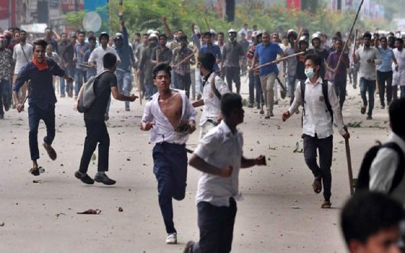 How dare you hit my child!