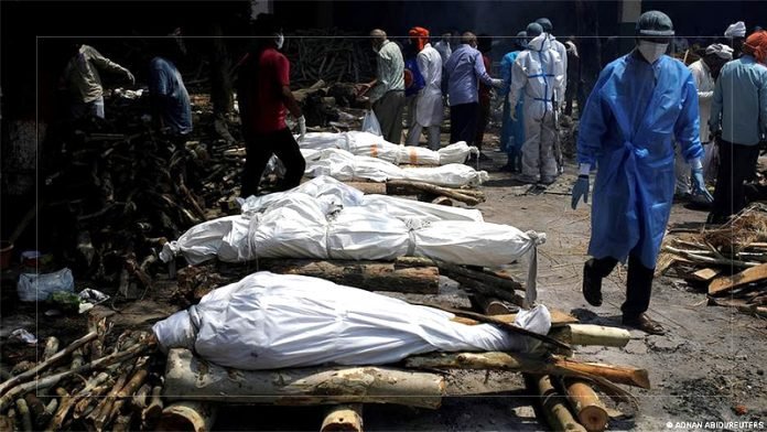 Indias daily Covid deaths hit record high of 4205