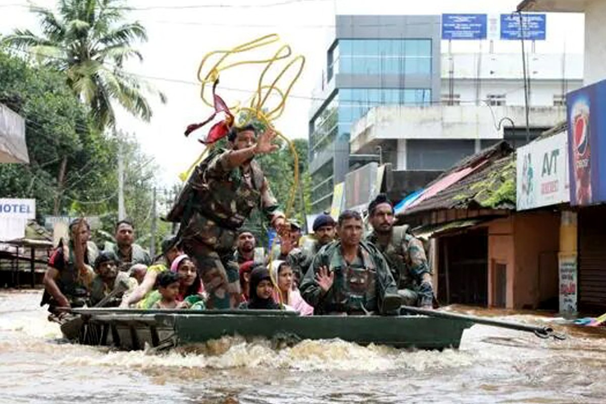 In Kerala, 11 NDRF, 2 Army, and 2 DSC teams are deployed for rain and flood relief