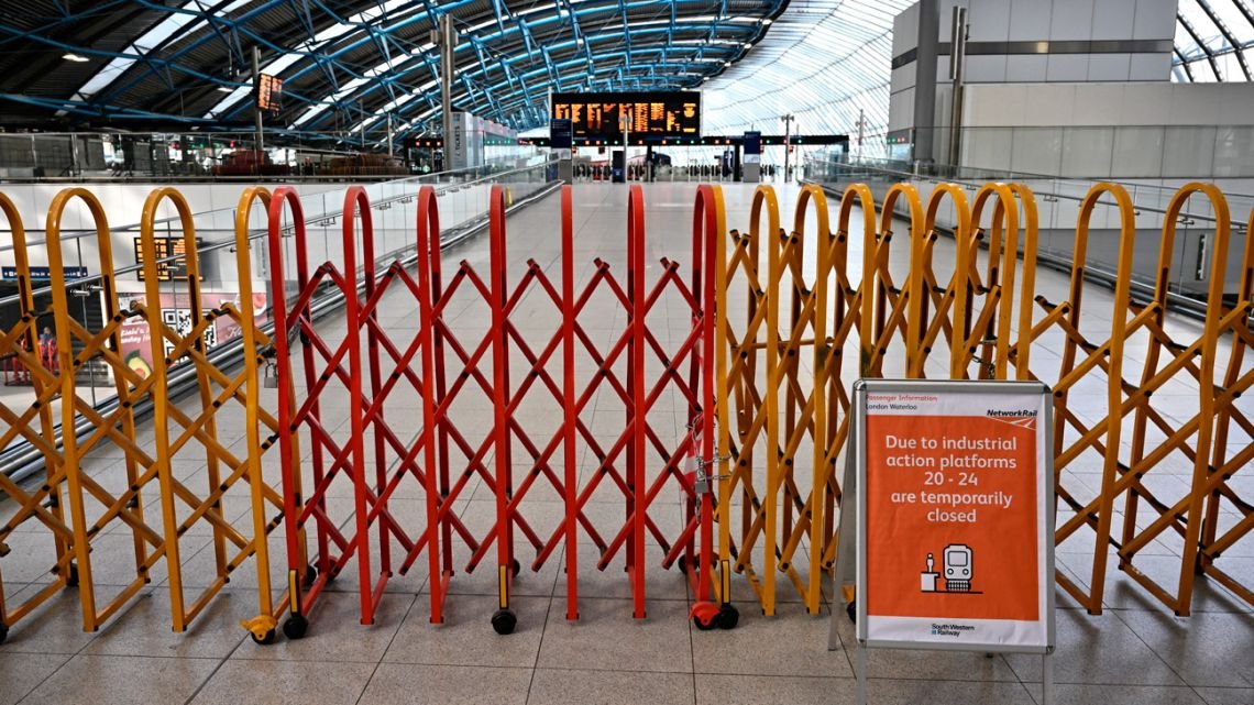 UK hit by rail strike