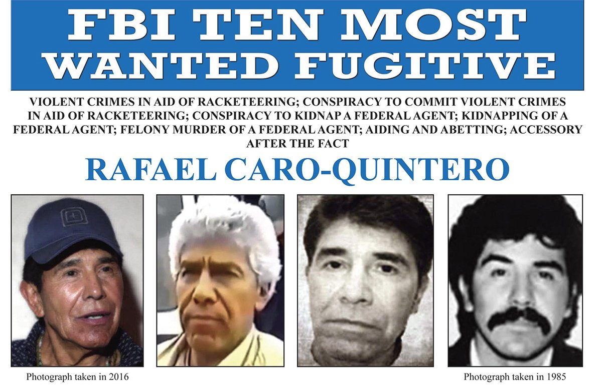 Infamous Drug Lord Rafael Caro Quintero Arrested in Mexico