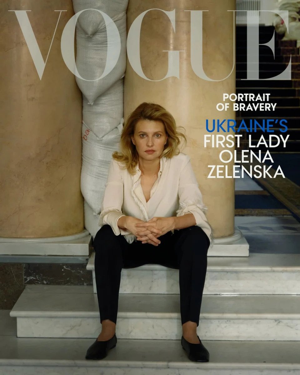 President Zelensky and wife Olena reflect on marriage in Vogue cover story
