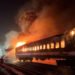5 killed as train set on fire in Dhaka ahead of Bangladesh election