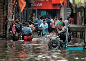 Eleven dead in Indian capital after heavy rain, flight operations stutter