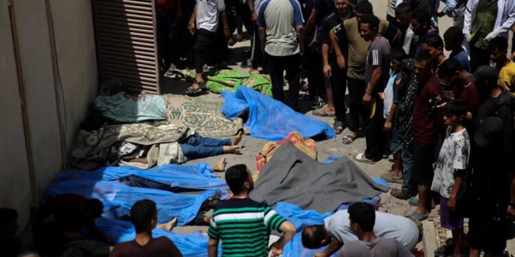 55 Palestinians killed in Israeli attacks in central Gaza, health official says