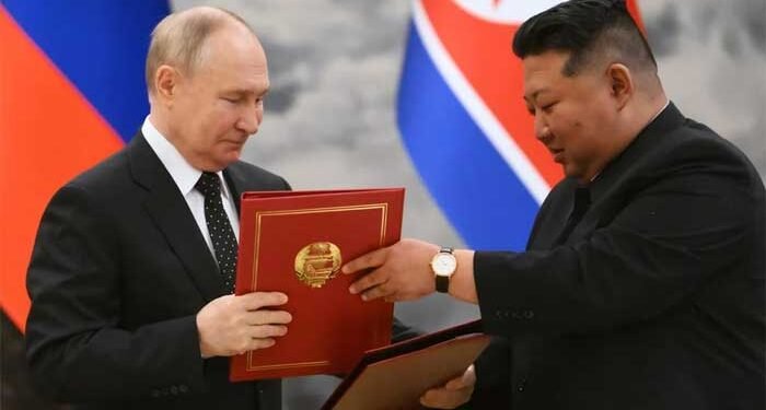 Russia’s Putin and North Korea’s Kim sign mutual defence pact