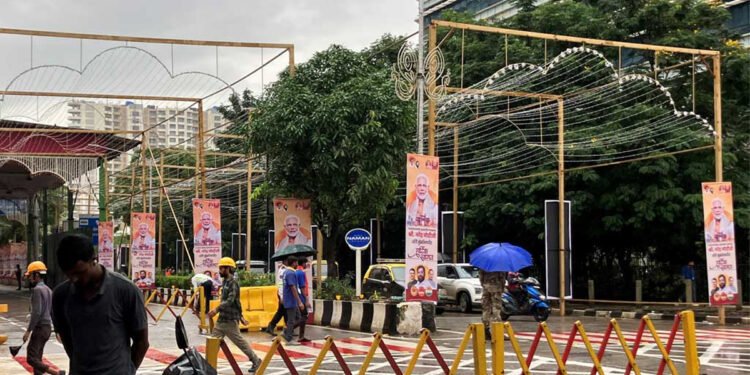 India’s Ambani wedding spectacle gets political with Modi posters