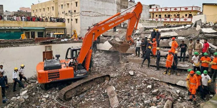Seven die as multi-storey building collapses in India’s Surat