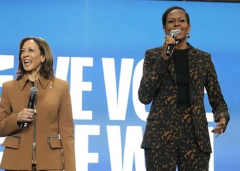 ‘Take our lives seriously,’ Michelle Obama pleads as she rallies for Kamala Harris in Michigan