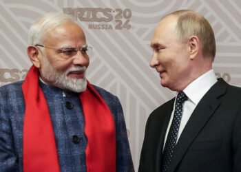 Modi Gifts Jharkhand’s Sohrai Painting To Putin At BRICS Summit
