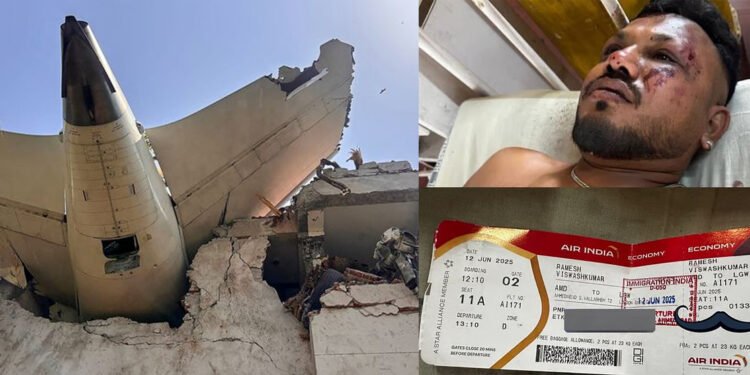 Ahmedabad Plane Crash: Ramesh Biswas Kumar Miraculously Survives the Valley of Death