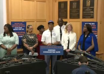 Mayor Adams, NYPD Commissioner Tisch Announce Seizure of Over 3,000 Illegal Guns in NYC